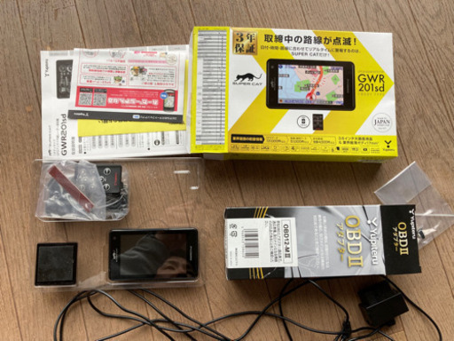 ユピテル　GWR201sd +専用アダプタOBD12−MIII