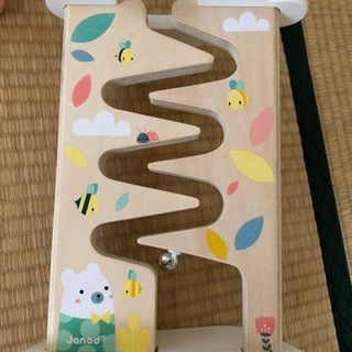 ☆新品、美品☆ ボールトラック　木のオモチャの画像