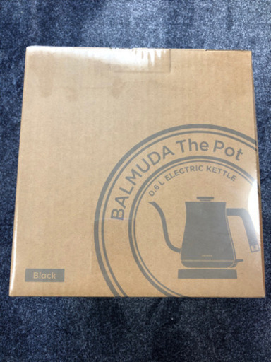【新品　未開封】BALMUDA THE POT 0.6L ブラック