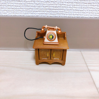 シルバニア 電話台＆電話セット 5/31まで出品