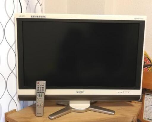 SHARP AQUOS 　32型 LC-32DE5-W　液晶カラーテレビ