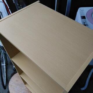 ニトリ　三段カラーボックス　ナチュラルカラー　札幌　リサイクル　ゴリラへ花束　南区　澄川の画像