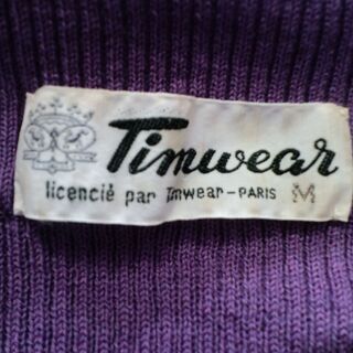 Timwear PARIS オーキッド半そでニット（サイズＭ）の画像