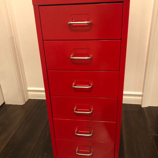 IKEA 家具　ライト　ワゴン　カート　引き出し　4点セットの画像