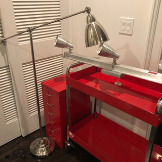 IKEA 家具　ライト　ワゴン　カート　引き出し　4点セットの画像