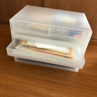 文房具類、書類用の収納ケースの画像