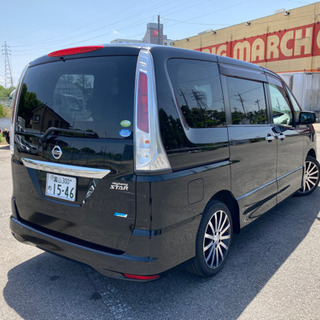セレナ【ご成約済、ありがとうございました！】車検R4年9月迄☆グレード　ハイウェイスターVセレクション☆純正ナビ☆地デジ☆クルコン☆プッシュスタート☆インテリキー×2☆ETC☆Bluetooth☆アイドリングストップ☆両側パワスラの画像