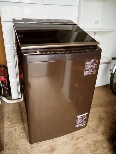 ◆美品 東芝 TOSHIBA ZABOON AW-10SV8 洗濯乾燥機 洗濯容量：10kg 乾燥容量：5kg 115L ウルトラファインバブル洗浄W 2019年製◆