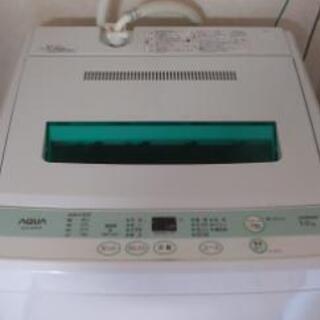 まだまだ使える洗濯機と洗濯カゴ