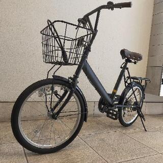 【取引先決定】自転車　20インチ　マットブラック　変速付