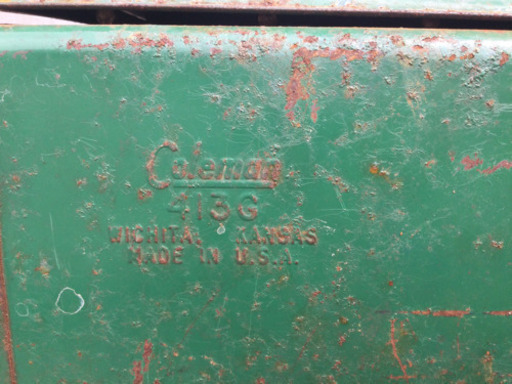US??オールドColeman コールマンストーブ413Gバーベキューコンロ?プロフ必読