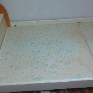 子供用ベッド【収納引き出し付】の画像