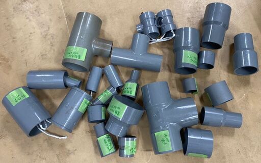 塩ビ管  継手 エルボ フランジ ソケット 給湯 設備 配管
