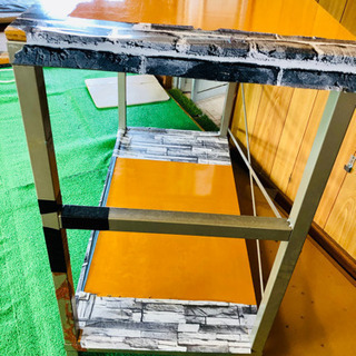 ★大型水槽台★90cm×45cm★ニッソー　スチールキャビネット　９００★の画像