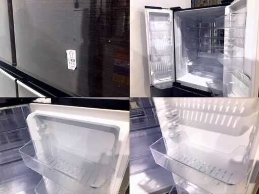 冷蔵庫　SHARP SJ-XF52W-T 2012年製　ブラウン　515L　フレンチドア　プラズマクラスター7000　ファミリータイプ
