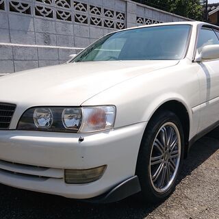 トヨタ　チェイサー　2.5L　JZX100　パールホワイト　平成...