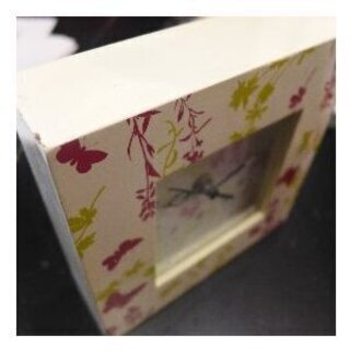 ブロックフレーム時計ジャンクの画像