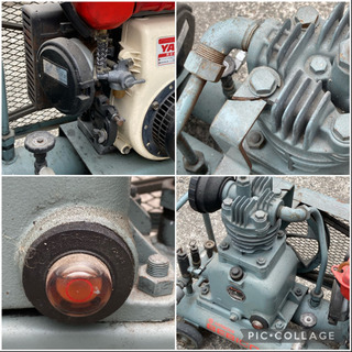 HITACHI ヤンマー エンジンコンプレッサー　ジャンク品の画像