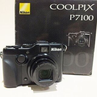 【苫小牧バナナ】ニコン/NIKON コンパクトデジタルカメラ COOLPIX P7100 ブラック 中古 動作確認済み♪