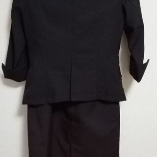 訳あり★サマースーツ　3点セット　ブラック　9号の画像