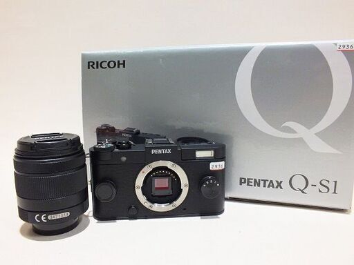 【苫小牧バナナ】Ricoh/リコー ペンタックス プレミアムスモール一眼カメラ PENTAX Q-S1 ブラック ズームレンズキット♪