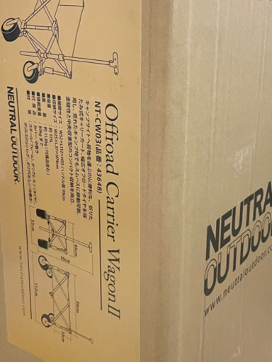 新品 未使用 NEUTRAL OUTDOOR　ニュートラルアウトドア オフロードキャリアワゴンII NT-CW03 アウトドア ワゴン