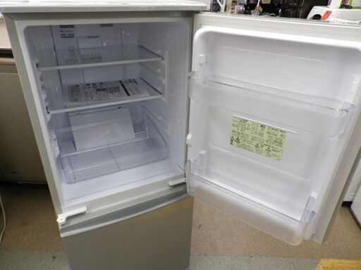 西岡店 冷蔵庫 137L 2014年製 シャープ SJ-14Y シルバー 2ドア SHARP 100Lクラス　西岡店