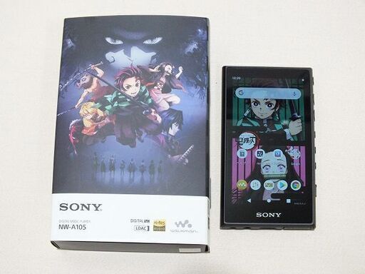 【苫小牧バナナ】美品！ ソニー/SONY デジタルオーディオプレーヤー ウォークマン NW-A105 鬼滅の刃 炭治郎\u0026禰豆子コラボレーションモデル♪
