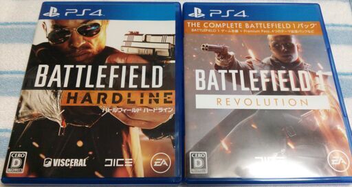 PS4 PS3 ソフト各2本　FPS系です