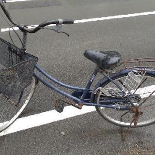 24型自転車　40年　30年前のママチャリ　　錆少ない