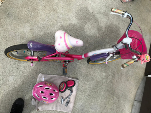 ディズニー　自転車　18インチ　プリンセス