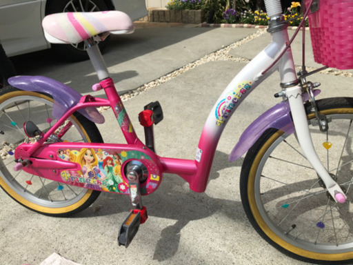 ディズニー　自転車　18インチ　プリンセス