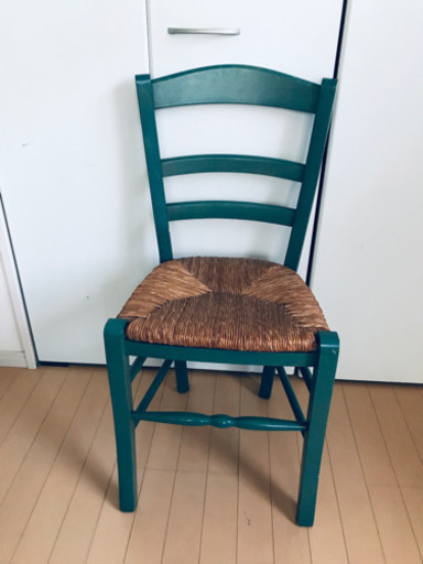商談中■カフェ風グリーン椅子■