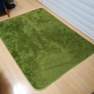 グリーン　ラグ