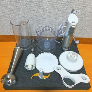 【お譲り先決定しました】ハンドブレンダー(2018年製 アイリスオーヤマ)の画像