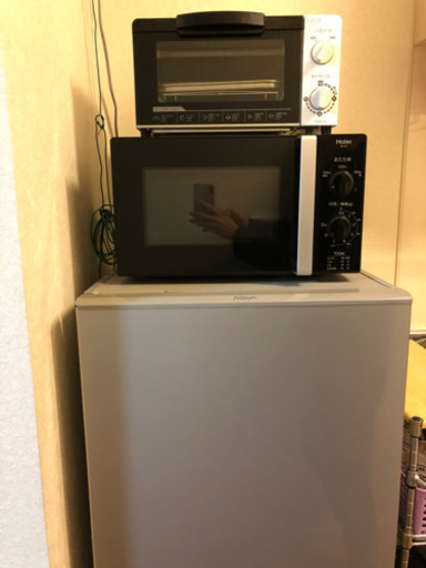 【家電5点】洗濯機、冷蔵庫、レンジ、トースター、ドライヤー　※5月いっぱい限定