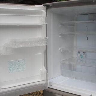☆発送不可☆中古 SHARP シャープ 350L 3ドア冷凍冷蔵庫 SJ-WA35X-S シルバー どっちもドア　2013年製☆の画像