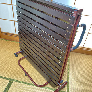 取引終了、ありがとうございました　すのこ式折りたたみベッド