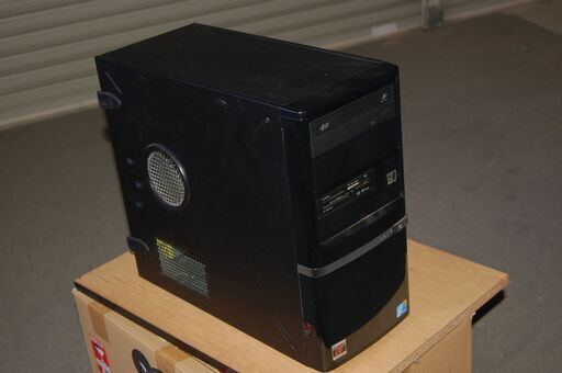 Lesance DT Unit Com 4コアのPC本体のみ 部品取り Core 2 Quad Q9550 2.83GHz、450w電源 HDD:500GB, RAM:3GB Win 10 Pro NVIDEA Quadro600