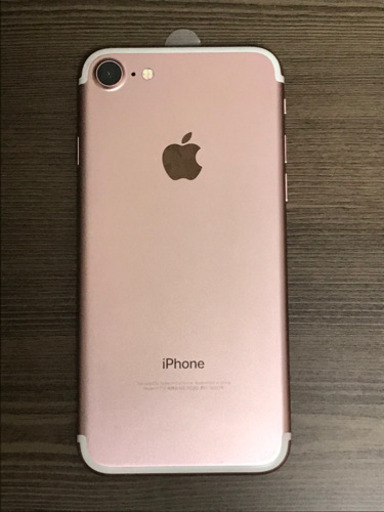 iPhone7 RoseGold 128 GB SIMフリー 美品