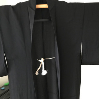 黒色　涼しい羽織　