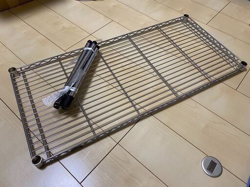 【ルミナス 1段】メタルラック1段【幅84.5 × 奥39.5 × 高32.0cm】