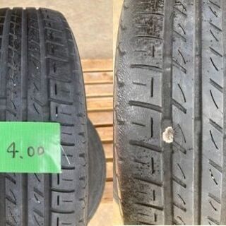 【交渉中】ブリヂストン SNEAKER 155/65R14  4本　ジャンクの画像