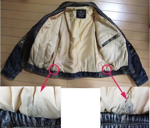 ★イエローコーン YELLOW CORN★オールドレザーバイカージャケット★希少！★最終価格★