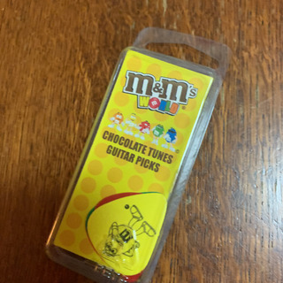 新品未使用　ギター　ピック　アメリカで買ったチョコでお馴染みM&M