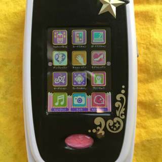 『アイカツ（バンダイ製）』スマートフォンのような形のオモチャになります。の画像