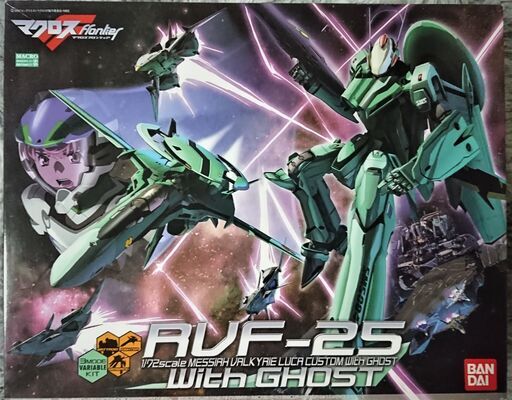 1/72 RVF-25 メサイアバルキリー ルカ機Withゴースト
