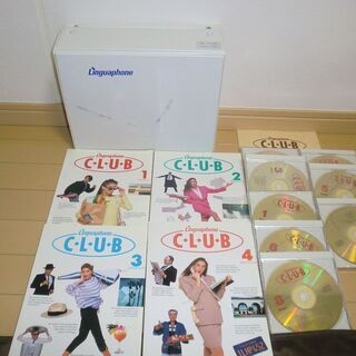 英会話Linguaphone　テキスト４冊+回答集　CD8枚（う...
