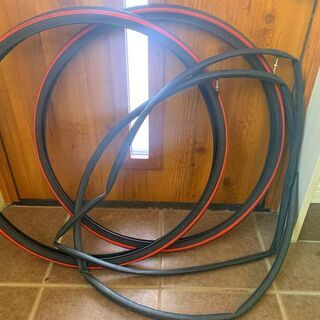 クロスバイク用32c 1日のみ使用 ほぼ新品状態