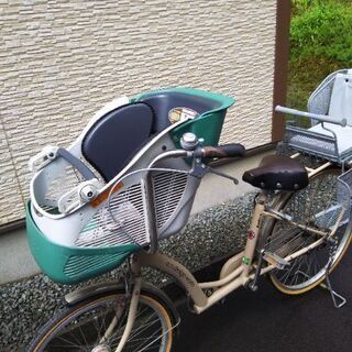 自転車 チャイルドシート付 三人乗り✨26インチ 変速付